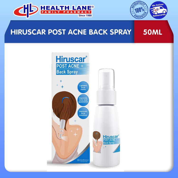 HIRUSCAR POST JERAWAT BACK SPRAY (50ML)